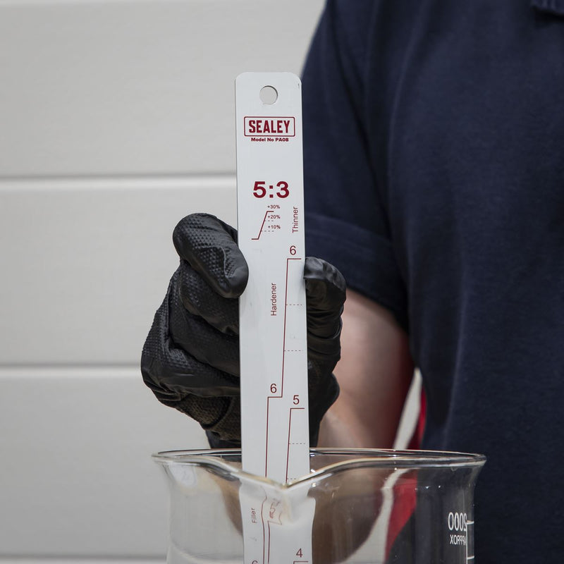 Sealey Aluminium Paint Measuring Stick 5:1/5:3 PA08 Sealey - Dynamic Drive