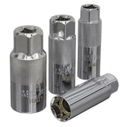 Sealey Magnetic Spark Plug Socket Set 4pc 3/8"Sq Drive AK65561 Sealey - Dynamic Drive