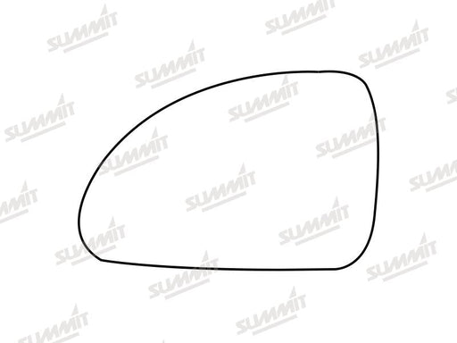 Summit Stick-On Standard Mirror Glass fits Kia Ceed 06 to 12 LHS Summit - Dynamic Drive