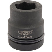 Draper Expert HI-TORQ 6 Point Impact Socket, 1" Sq. Dr., 28mm 05109 Draper - Dynamic Drive