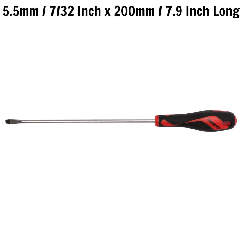 Teng Tools Flat Screwdriver 1.0 x 5.5 x 200mm M Teng Tools - Dynamic Drive