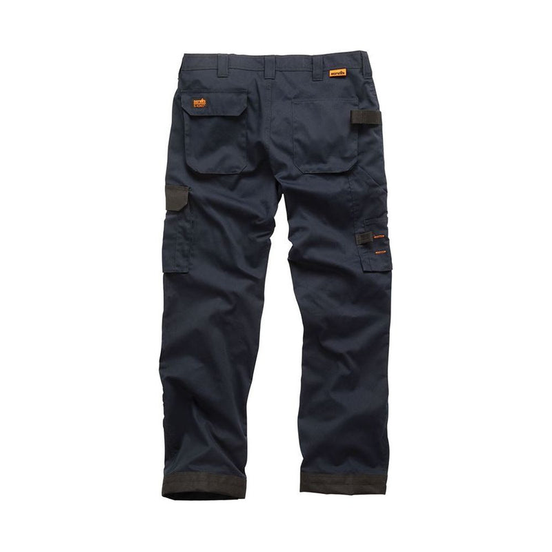 Scruffs Worker Trousers Navy 34R Scruffs - Dynamic Drive