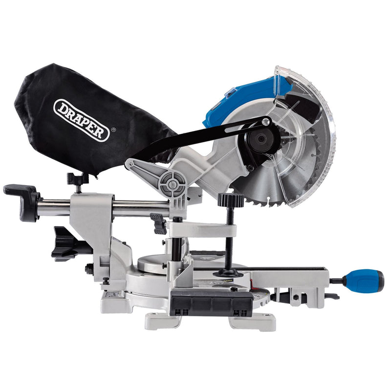 Draper D20 20V Brushless Sliding Compound Mitre Saw, 185mm (Sold Bare) 55588 Draper - Dynamic Drive