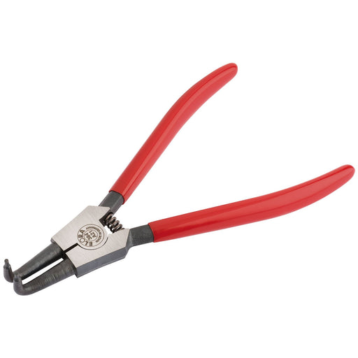 Draper Elora A21 Bent External Circlip Pliers with Dipped Handles, 19 - 60mm Draper - Dynamic Drive