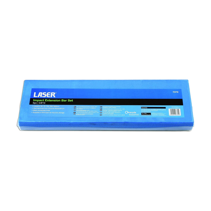 Laser Impact Extension Bar Set 3/8"D 5pc 7372 Laser - Dynamic Drive