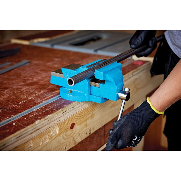 Silverline Workshop Vice 100mm (4") Jaw Capacity 100mm / 4.5kg Silverline - Dynamic Drive