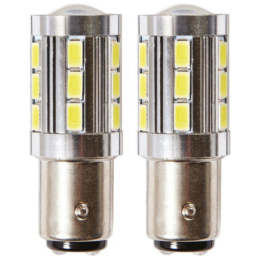 Ring Premium Rw382Led 6000K Ice White 12V 382 P21W Ba15S Bayonet Brake Stop Or T Ring Automotive - Dynamic Drive