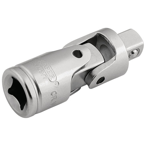 Draper Satin Chrome Universal Joint, 1/4" Sq. Dr. 16792 Draper - Dynamic Drive