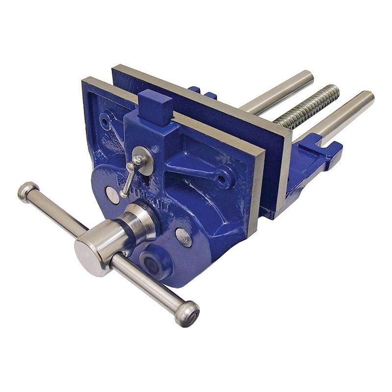 Faithfull Woodwork Vice 175mm (7in) Plain Screw & Dog Faithfull - Dynamic Drive