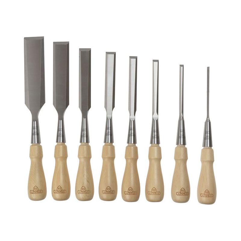 Stanley® Hand Tools Sweetheart Socket Chisel Set, 8 Piece: 3 6 8 12 15 18 25 & 32mm STANLEY® Hand Tools - Dynamic Drive