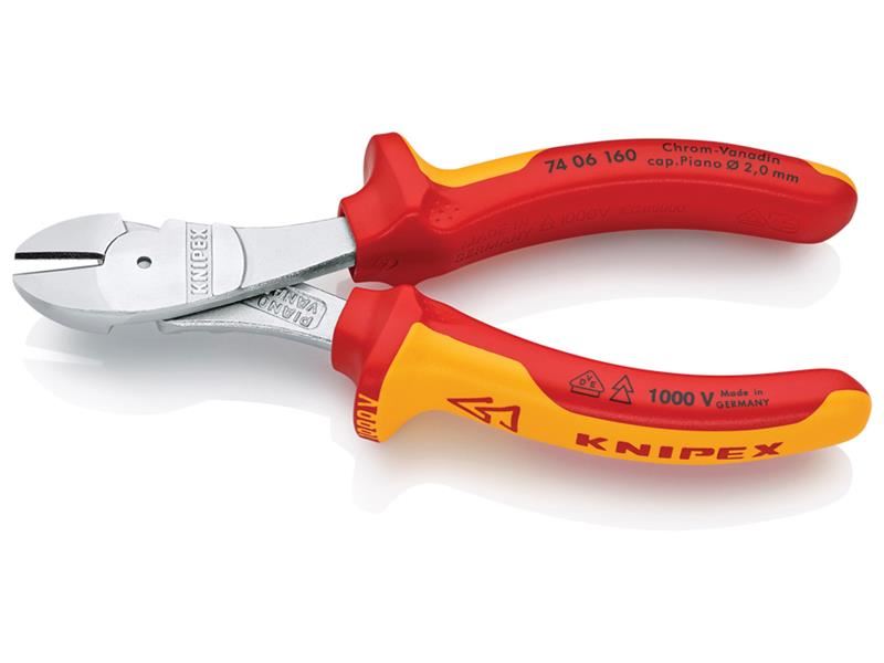 Knipex VDE High Leverage Diagonal Cutter 160mm Knipex - Dynamic Drive