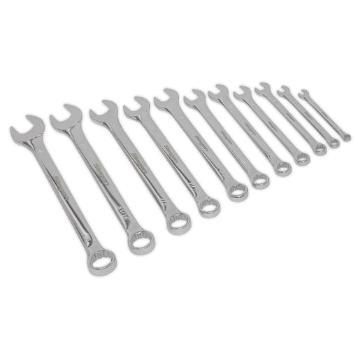 Sealey Combination Spanner Set 11pc Imperial S0857 Siegen by Sealey - Dynamic Drive