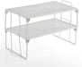 White Stackable Shelf 2092 Rayen - Dynamic Drive