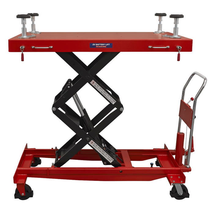 Sealey High Lift EV Battery Lift/Hydraulic Platform Truck 1000kg Capacity Sealey - Dynamic Drive