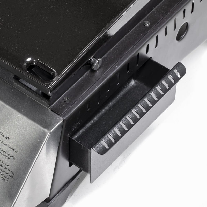 Dellonda 3 Burner Stainless Steel Portable Gas Plancha/Grill 8.5kW Dellonda - Dynamic Drive