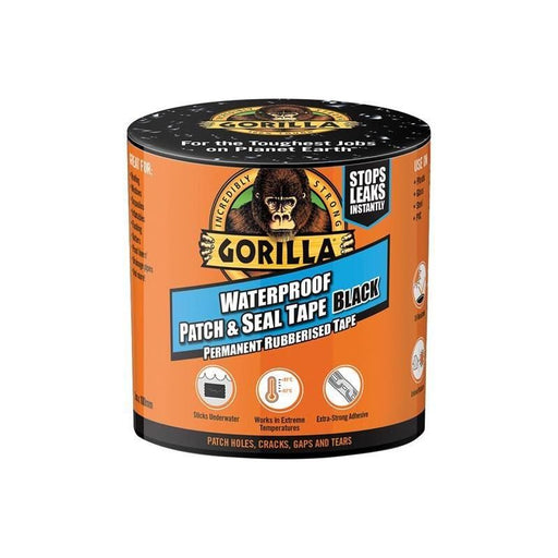 Gorilla Glue Gorilla® Waterproof Patch & Seal Tape 100mm x 3m Black Gorilla Glue - Dynamic Drive