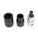 Laser Pentagon Socket & Bit Set 3pc 4512 Laser - Dynamic Drive
