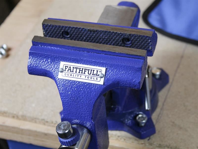 Faithfull Light-Duty Mechanics Vice 100mm (4in) Faithfull - Dynamic Drive