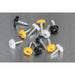 Sealey Numberplate Screw Assortment 4.8mm x 18mm 195pc - Plastic Enclosed Head Sealey - Dynamic Drive