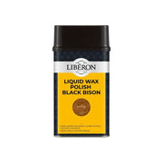 Liberon Liquid Wax Polish Black Bison Dark Oak 500ml Liberon - Dynamic Drive