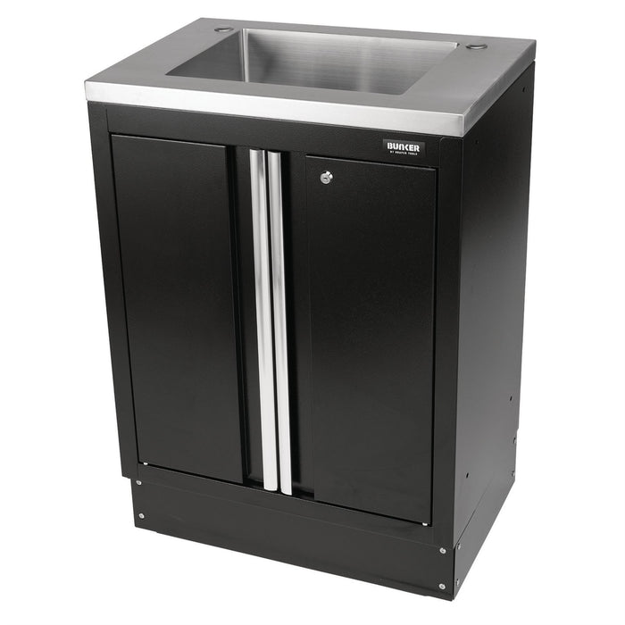 Draper BUNKER Modular Floor Cabinet with Sink, 2 Door, 680mm 31034 Draper - Dynamic Drive
