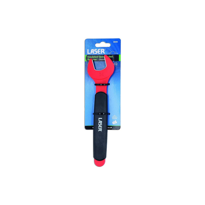 Laser Insulated Open Ended Spanner 24mm 8556 Laser - Dynamic Drive