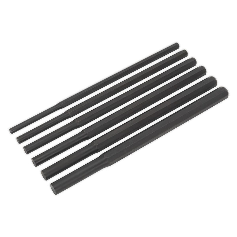 Sealey Parallel Pin Punch Set 6pc Heavy-Duty Metric AK91226 Sealey - Dynamic Drive