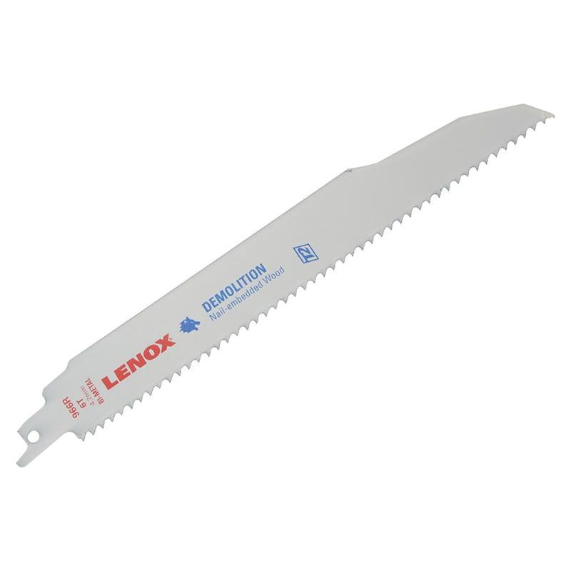 Lenox 20598-966R Demolition Reciprocating Saw Blades 225mm 6 TPI (Pack 2) LENOX - Dynamic Drive