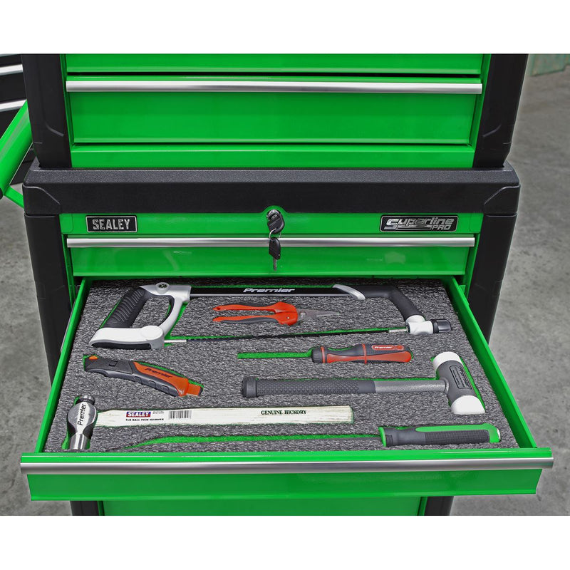 Sealey Easy Peel Shadow Foamï Green/Black 1200 x 550 x 50mm SF50G Sealey - Dynamic Drive