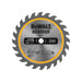 Dewalt Power Tools DT20420 TCT Construction Circular Saw Blade 115 x 9.5mm x 24T DeWALT Power Tools - Dynamic Drive
