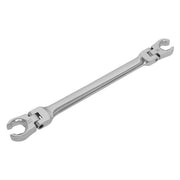 Sealey Flexi-Head Flare Nut Spanner 10 x 11mm AK26521 Sealey - Dynamic Drive
