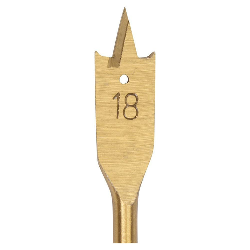 Silverline Titanium-Coated Flat Bit 18mm Silverline - Dynamic Drive