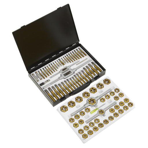 Sealey Metric & SAE/Imperial Hexagonal Tap & Die Set 86pc AK3086HIM Sealey - Dynamic Drive