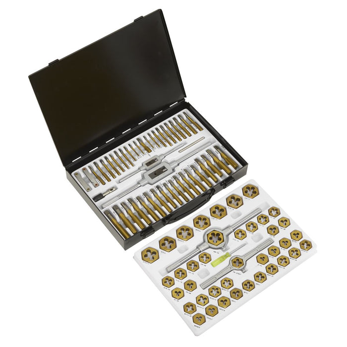 Sealey Metric & SAE/Imperial Hexagonal Tap & Die Set 86pc AK3086HIM Sealey - Dynamic Drive