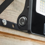 Sealey Extra-Slim Solar Floodlight with Wall Bracket 20W SMD LED LED20S Sealey - Dynamic Drive