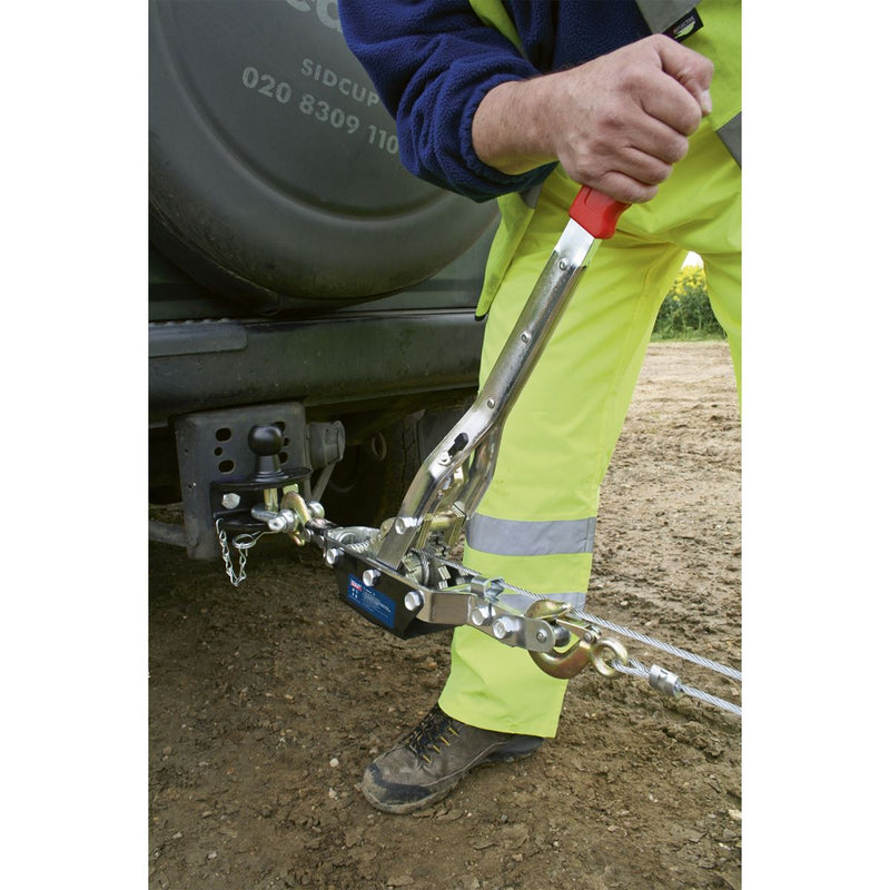 Sealey Hand Power Puller 1500kg HP1500 Sealey - Dynamic Drive