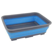 Via Mondo Washing Up Bowl Foldable Rectangle 7L Blue/Grey 1165184 Via Mondo - Dynamic Drive