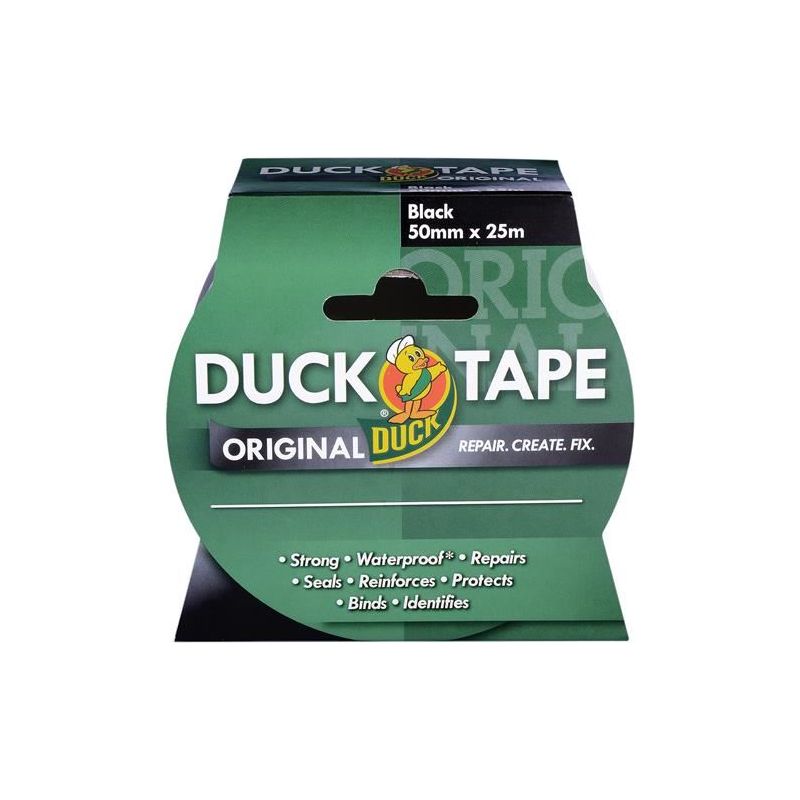 Shurtape Duck Tape® Original 50mm x 25m Black Shurtape - Dynamic Drive