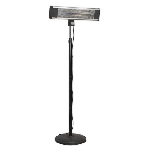 Sealey Carbon Fibre Infrared Patio Heater 1800W Telescopic Stand IFSH1809R Sealey  - Dynamic Drive