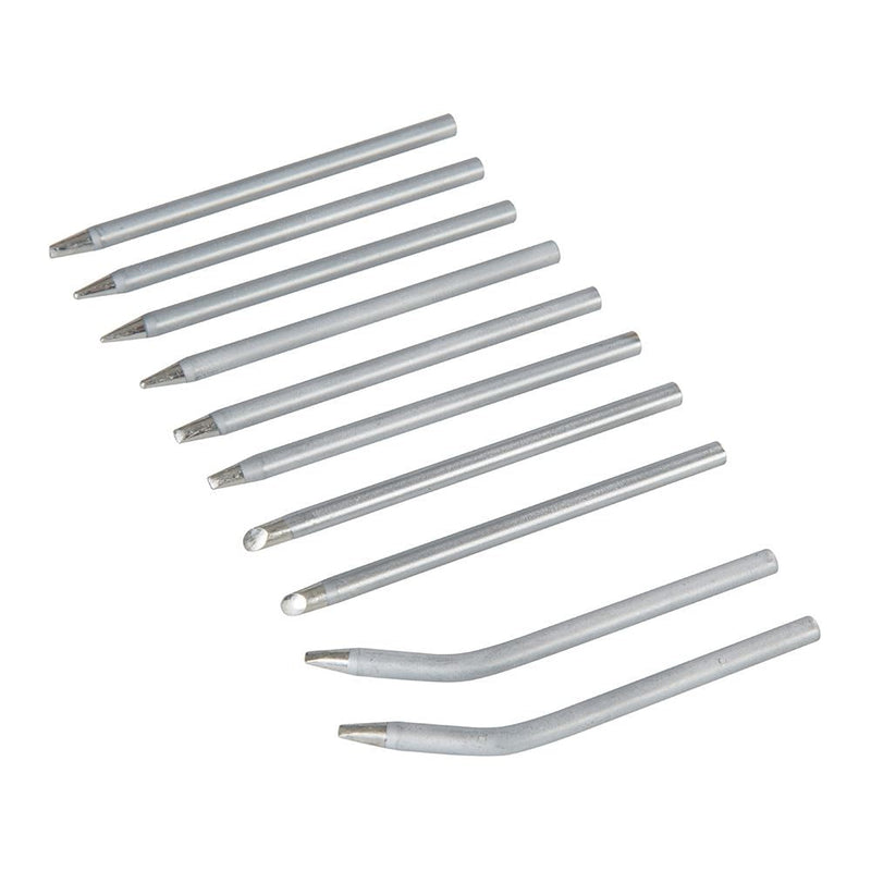 Silverline Soldering Iron Tips Set 10pce 15 & 25W Silverline - Dynamic Drive