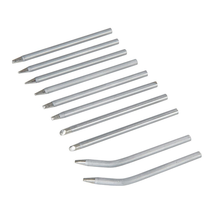 Silverline Soldering Iron Tips Set 10pce 15 & 25W Silverline - Dynamic Drive