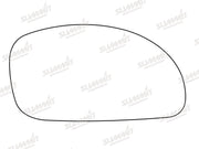 Summit Stick-On Standard Mirror Glass fits Hyundai Lantra RHS Summit - Dynamic Drive