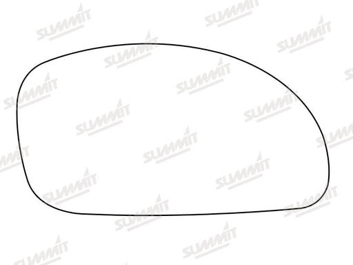 Summit Stick-On Standard Mirror Glass fits Hyundai Lantra RHS Summit - Dynamic Drive