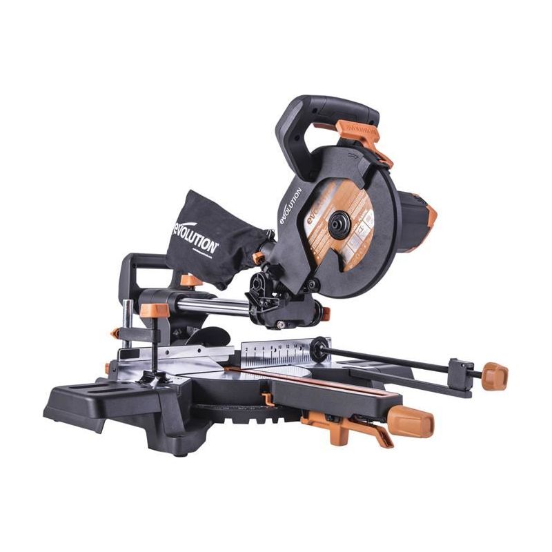 Evolution R210SMS-300+ Pro Multi-Material Sliding Mitre Saw 210mm 1500W 110V Evolution - Dynamic Drive