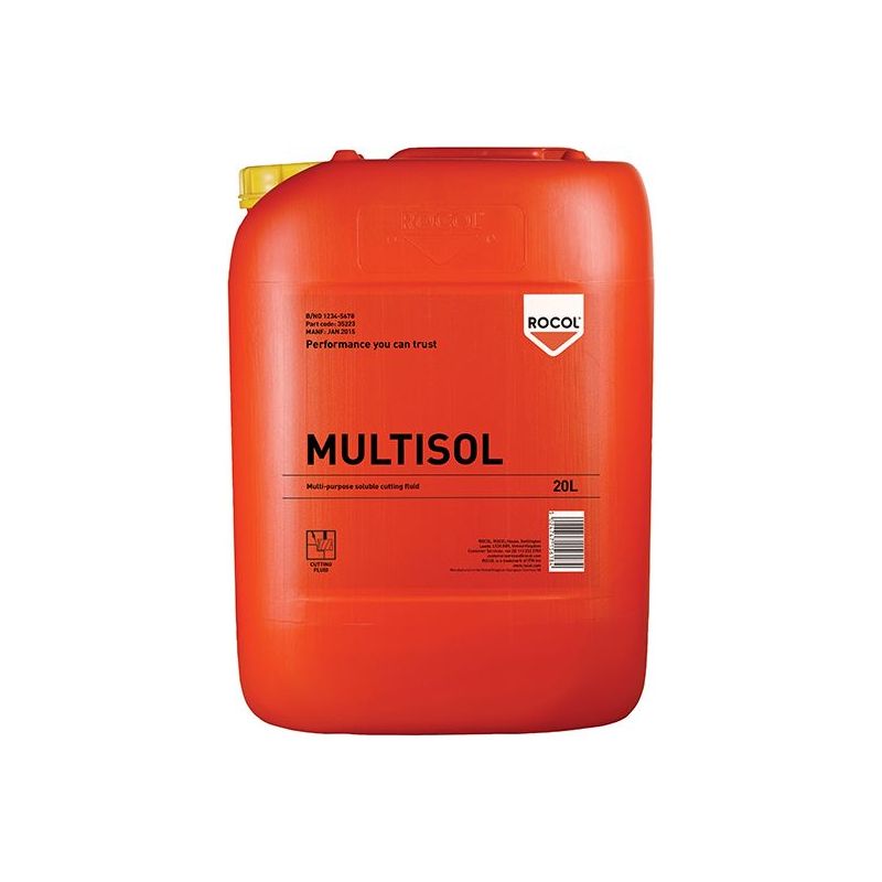 Rocol MULTISOL Water Mix Cutting Fluid 20 litre ROCOL - Dynamic Drive