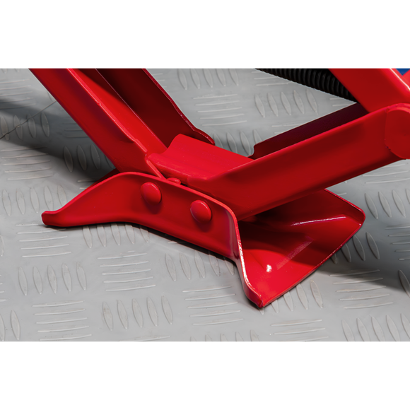 Sealey Scissor Jack Heavy-Duty 1 Tonne 57M Sealey - Dynamic Drive