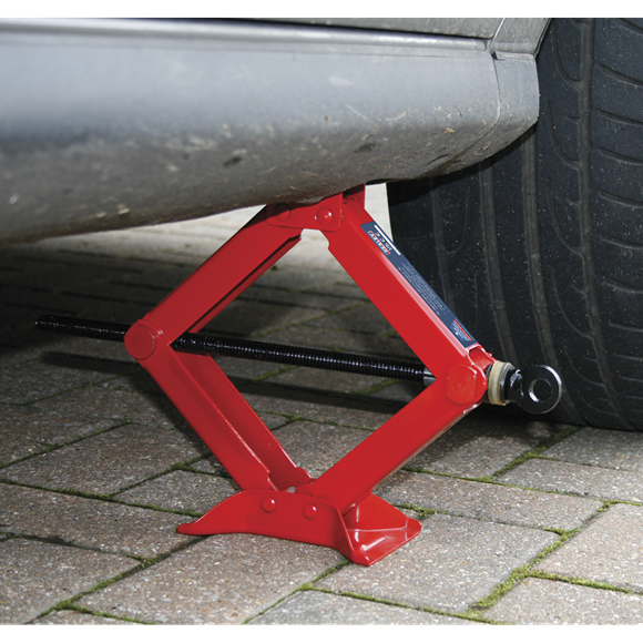 Sealey Scissor Jack Heavy-Duty 1 Tonne 57M Sealey - Dynamic Drive