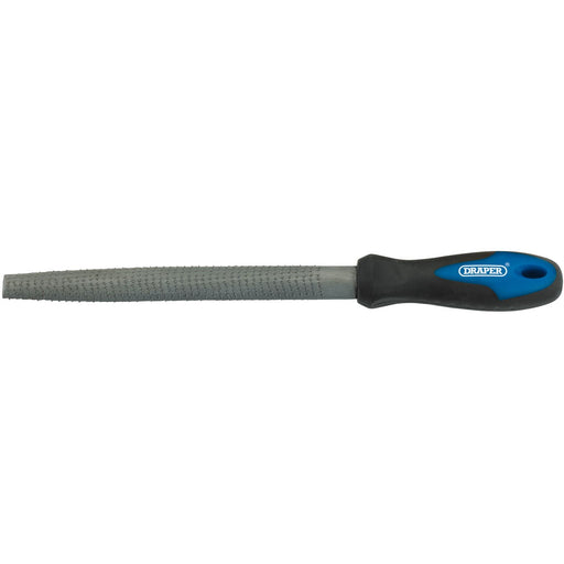 Draper Soft Grip Engineer's Half Round Cabinet Rasp, 200mm 44958 Draper - Dynamic Drive