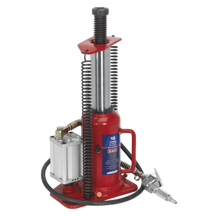 Sealey Air Operated Bottle Jack 18 Tonne YAJ18S Sealey - Dynamic Drive