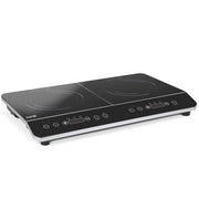 Baridi Portable Induction Hob with 2 Cooking Zones 60 x 36 x 6.5cm - Black Baridi - Dynamic Drive